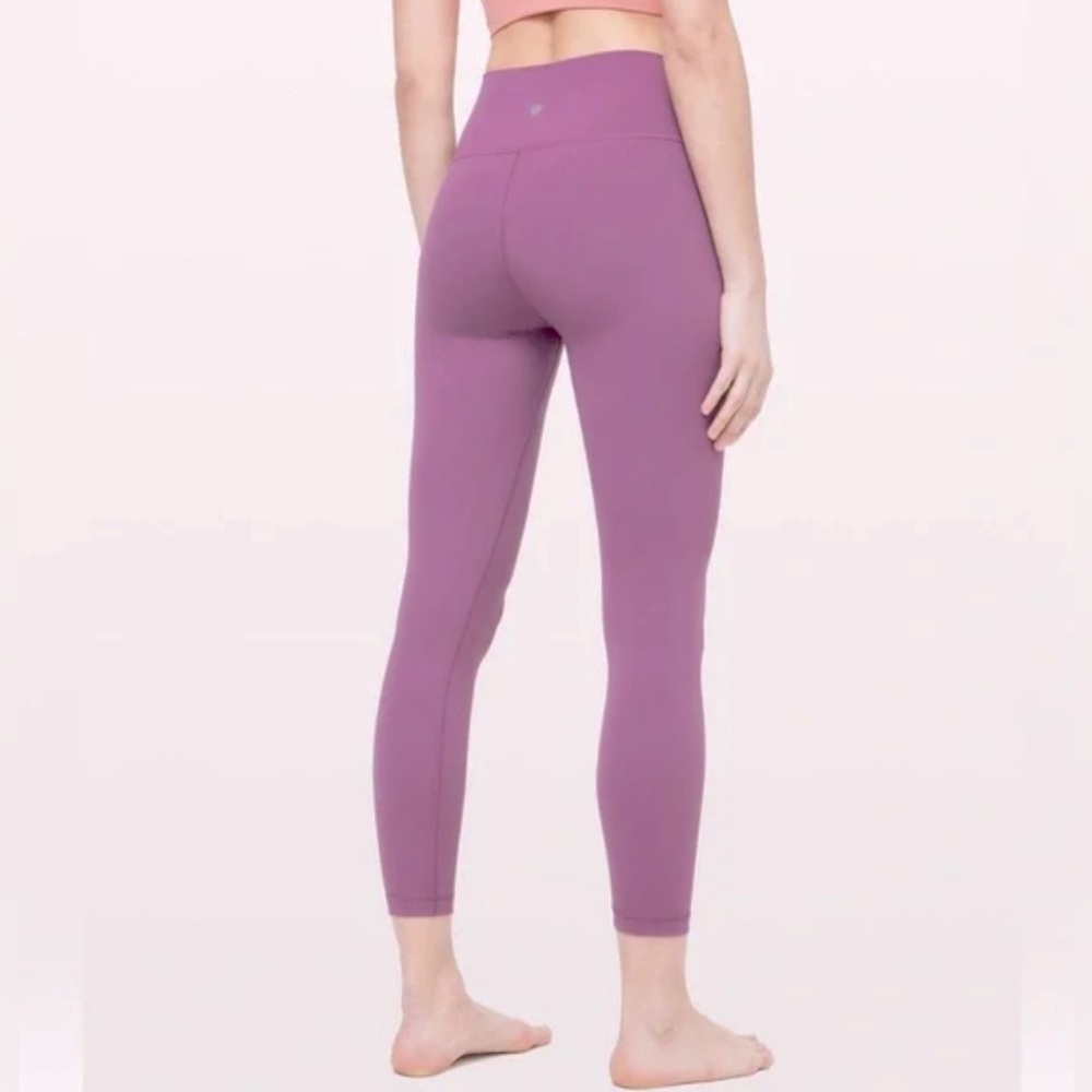 Lululemon Wunder Under High-Rise Tight 25" *Full-On Luxtreme in Vintage Plum 6 - Picture 3 of 13